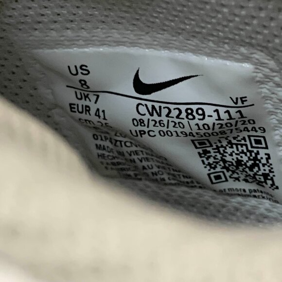 Nike Air Force 1 High ’07 White Leather Men’s Size 8 Basketball Sneakers Shoes - Picture 10 of 10